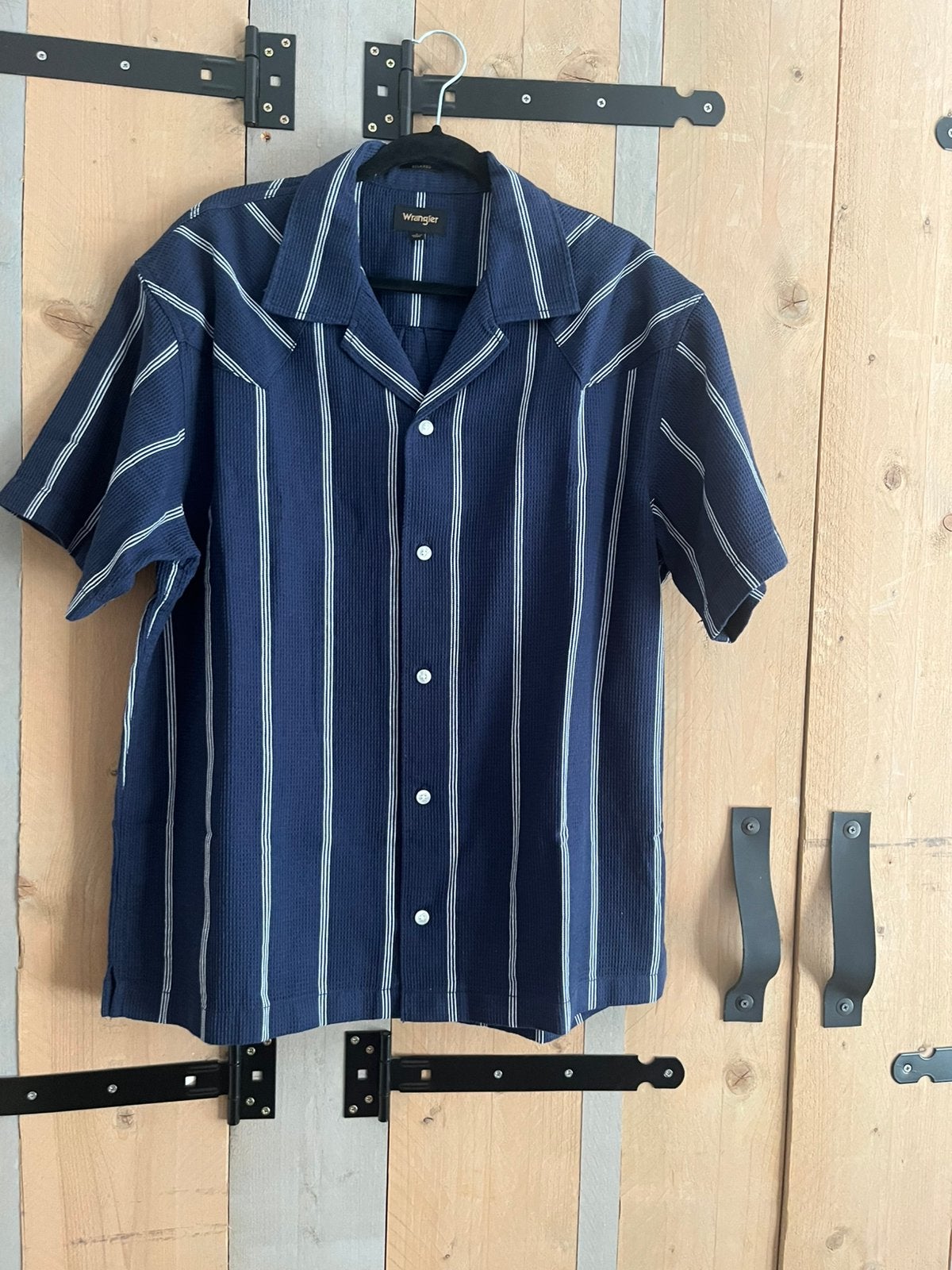 Blouse wrangler blauw wit gestreept mast L nieuw, Ophalen of Verzenden, Nieuw, Overige kleuren