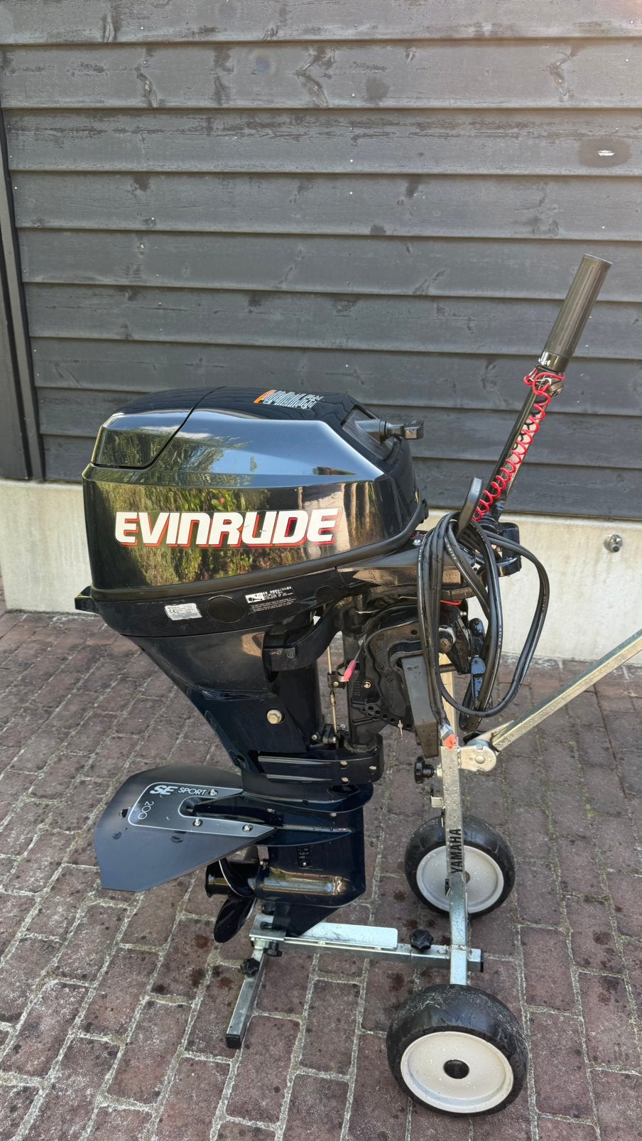15PK Buitenboordmotor evinrude 2013 elec.start deze week weg, Ophalen, 10 tot 30 pk, Gebruikt, Viertaktmotor