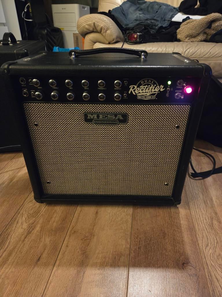 Mesa Boogie Dual Rectifier Recto-Verb 25 watt guitar amp, Ophalen of Verzenden, Zo goed als nieuw, Gitaar, Minder dan 50 watt