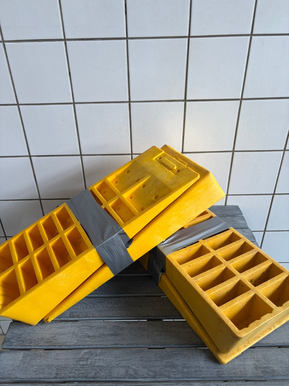 Fiamma Oprijblokken / levelblokken voor caravan, Caravans en Kamperen, Ophalen of Verzenden, Zo goed als nieuw