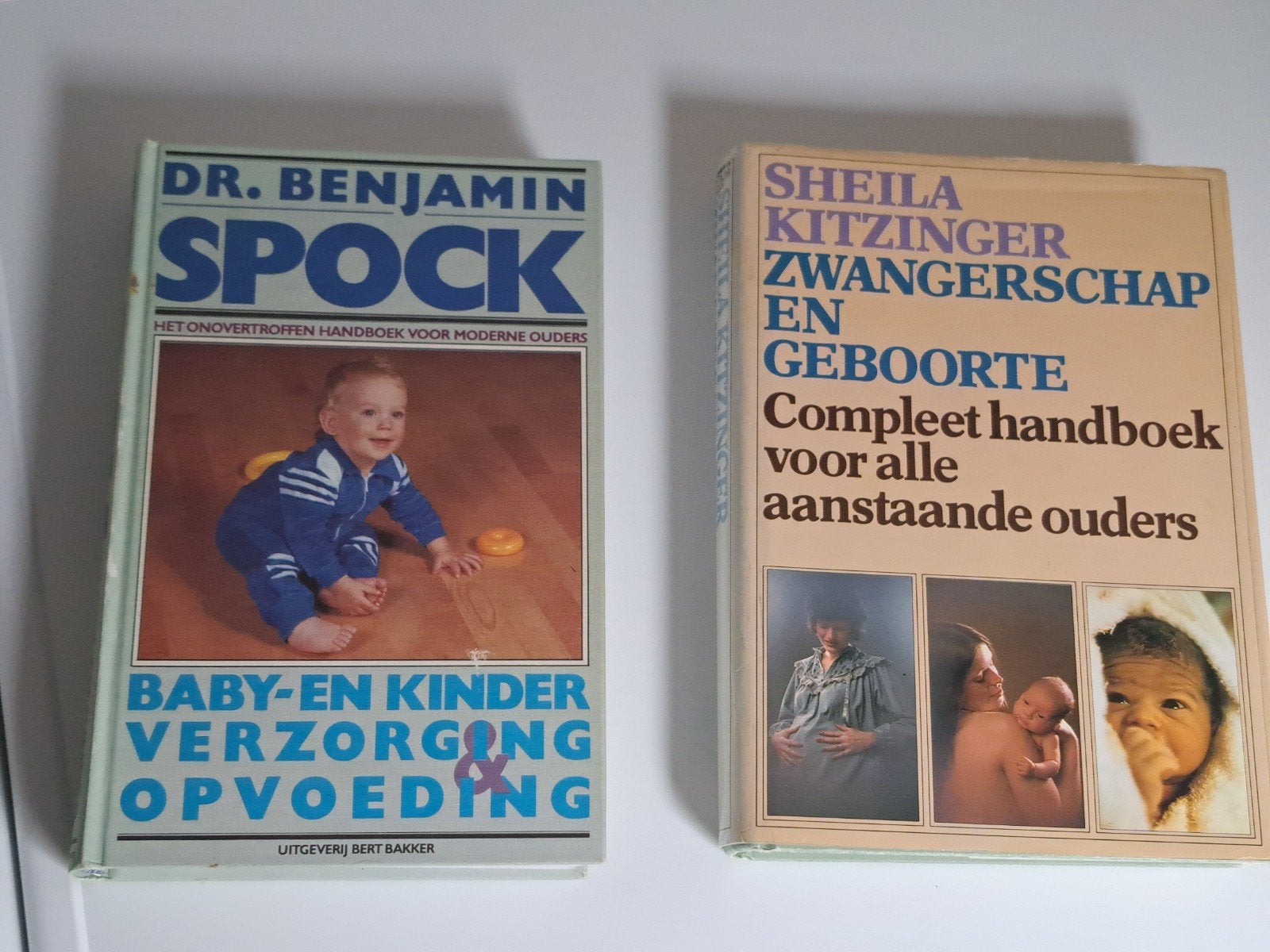 Dr. Spock & Sheila Kitzinger: Handboeken voor Ouders, Ophalen of Verzenden, Gelezen, Zwangerschap en Bevalling, Dr. Benjamin Spock, Sheila Kitzinger