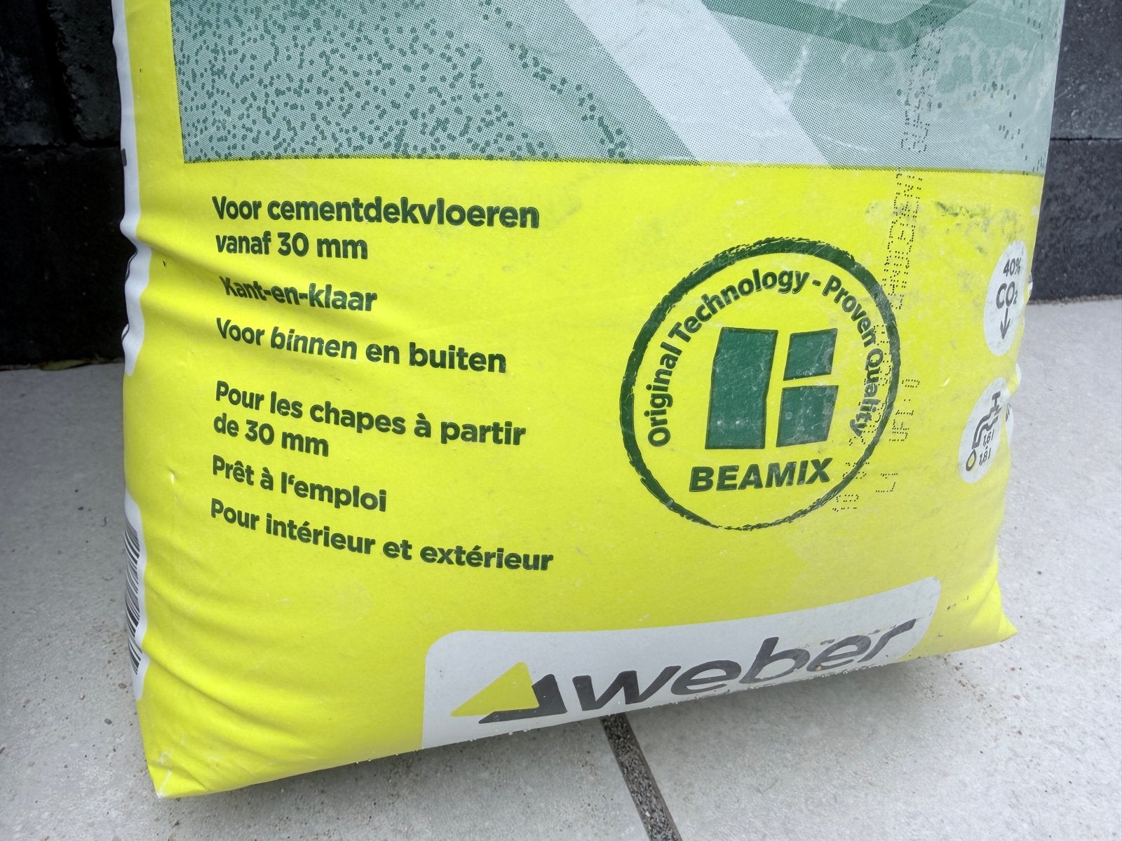 Weber Zandcement Super Sterk Eco - 20kg, Ophalen of Verzenden, Nieuw