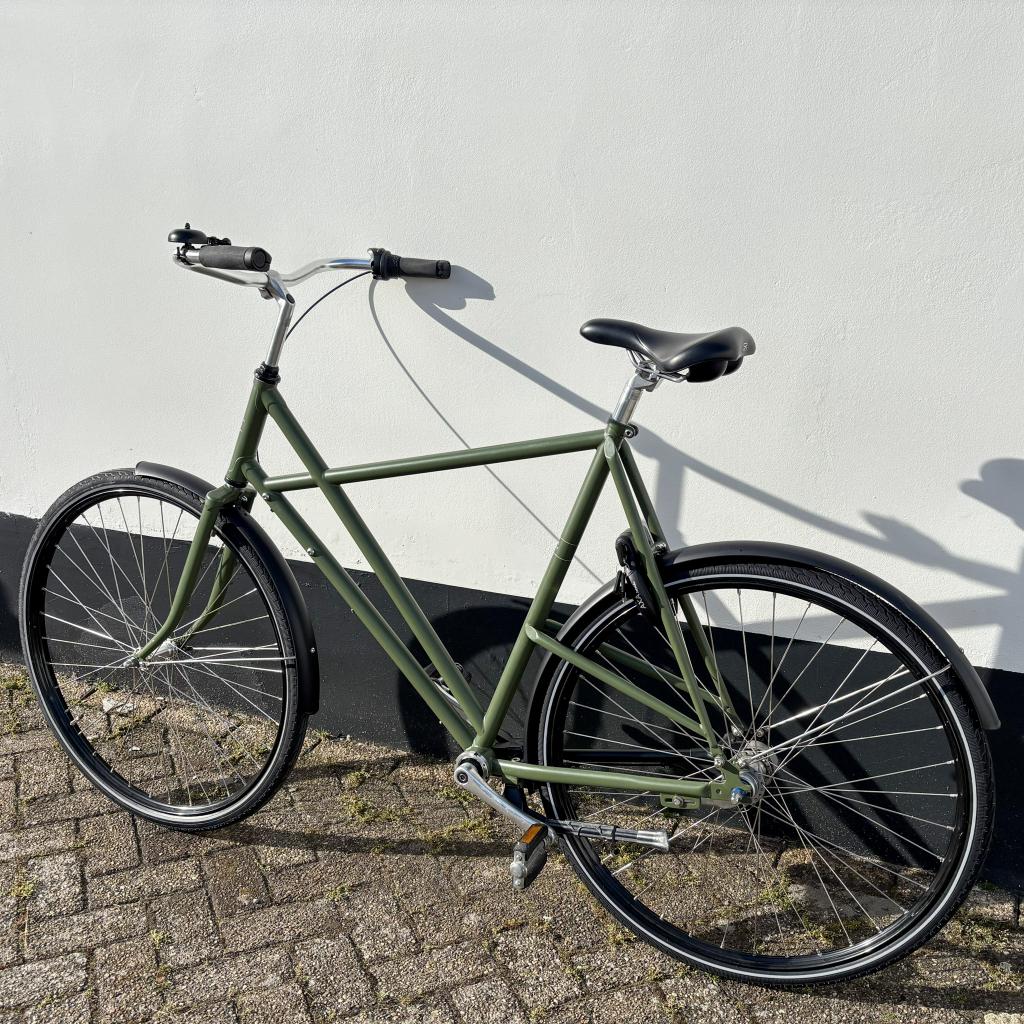 Brik Sec Heren 65 cm Legergroen, Fietsen en Brommers, Fietsen | Heren | Herenfietsen, Zo goed als nieuw, Overige merken, 65 cm of meer