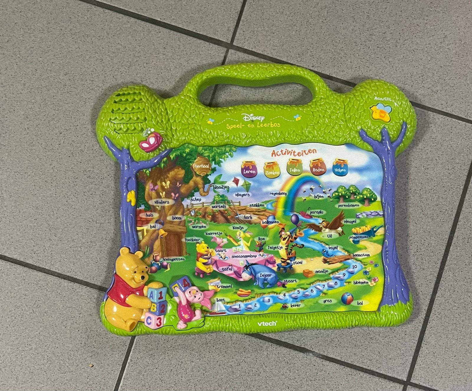 V tech speel en keerbos Disney, Ophalen of Verzenden, Zo goed als nieuw, Jongen of Meisje