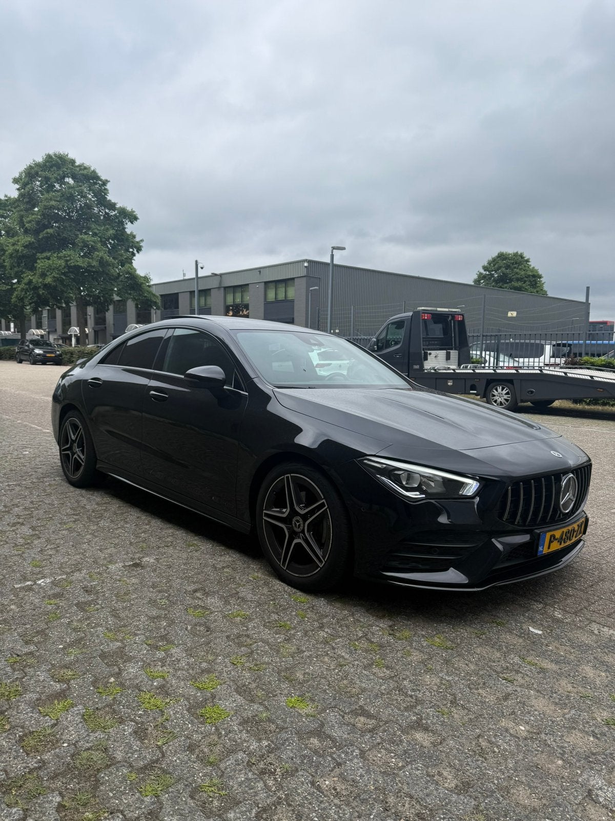 Mercedes CLA 180 AMG Line Pano Ambient 2021 Automaat, CLA, 4 cilinders, Zwart, Lichtsensor
