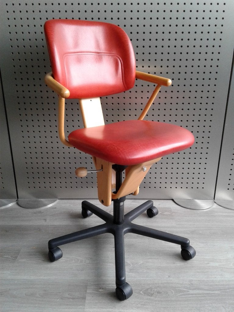 1x Moizi 18 (Rood Leder), Heel Mooi!, https://www.moizi.de/en/, Moizi, Ophalen of Verzenden, Zo goed als nieuw