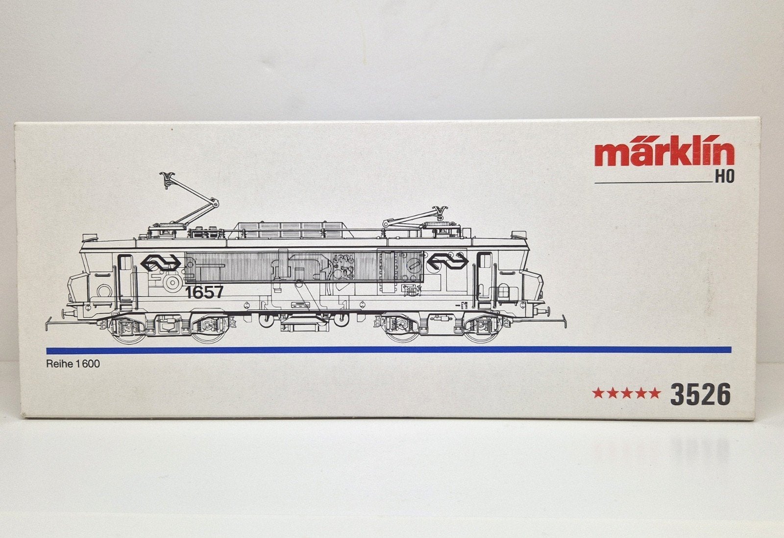 Märklin H0 3526 electrische locomotief 1652 Utrecht, Wisselstroom, Locomotief, Ophalen of Verzenden, Zo goed als nieuw