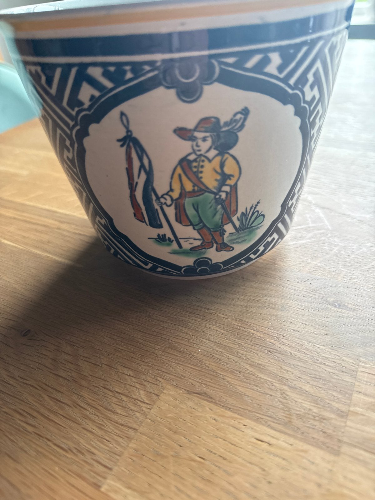 Villeroy & Boch Mettlach bloempot "Haarlem", Antiek en Kunst, Ophalen of Verzenden