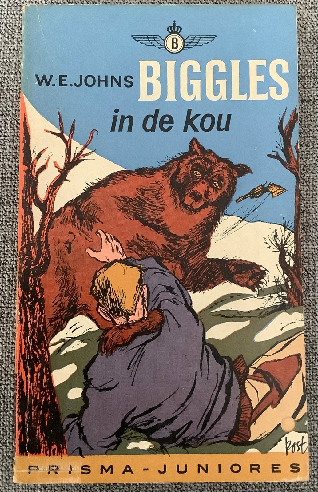 Biggles in de Kou - Junior pocket uitgave (1962), Ophalen of Verzenden, Gelezen