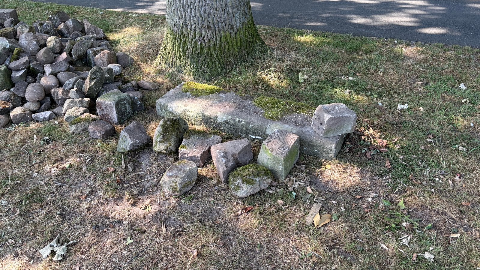 Grote partij Bentheimer zandstenen, Ophalen, Gebruikt, Natuursteen, Overige typen