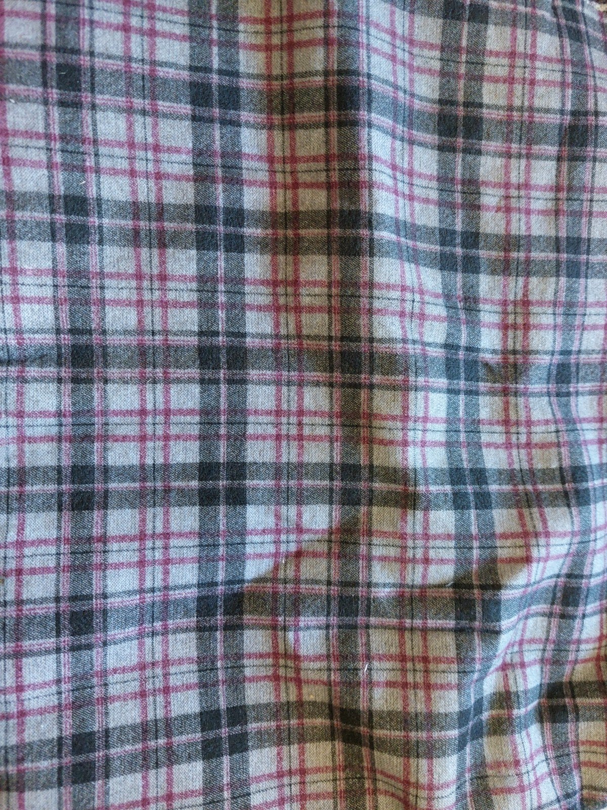 Grijs geruite lap / 148x158 cm, 120 cm of meer, Nieuw, Ophalen of Verzenden, Grijs