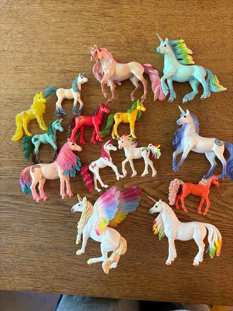 Schleich Eenhoorn en Paarden Figuren - Diverse Kleuren, Ophalen of Verzenden, Zo goed als nieuw, Jongen of Meisje
