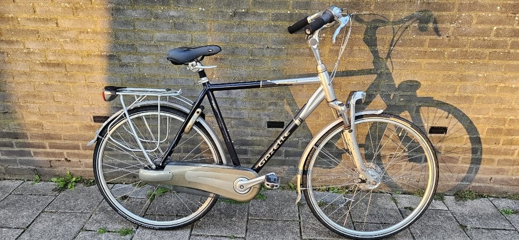 Gazelle Saphir Gold Line Herenfiets, Fietsen en Brommers, Ophalen, Versnellingen, Zo goed als nieuw, 57 tot 61 cm