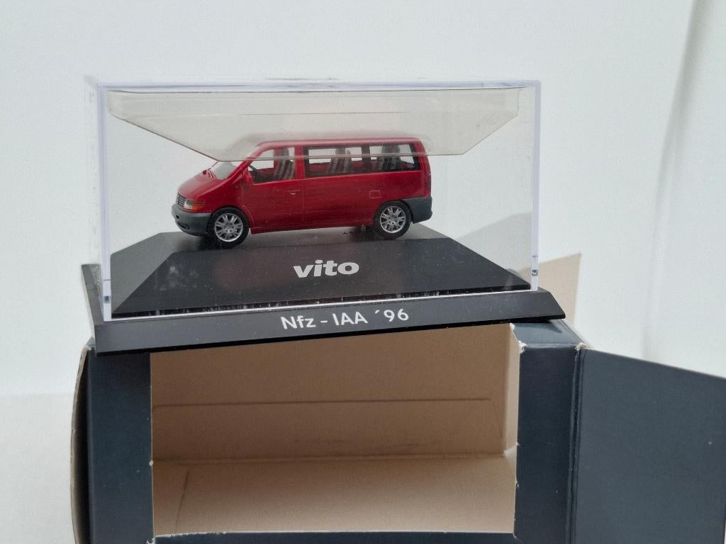 Mercedes Benz Vito personenbus - Herpa 1/87, Verzenden, Zo goed als nieuw, Auto, Herpa