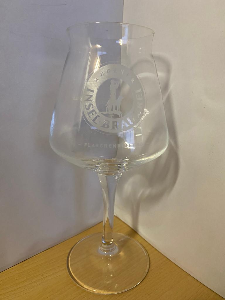 Rügener Insel-Brauerei bierglas 25cl Duits Speciaal bier, Ophalen of Verzenden, Zo goed als nieuw, Glas of Glazen, Overige merken