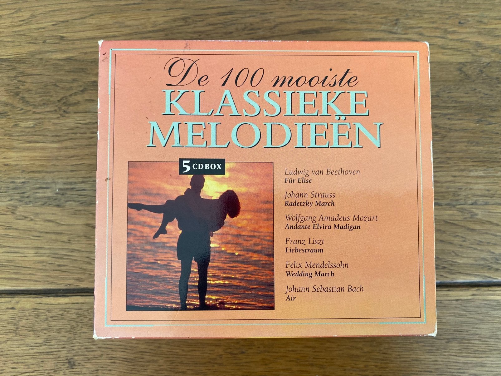 100 classical pieces 5 cd box, Ophalen of Verzenden, Zo goed als nieuw, Overige typen