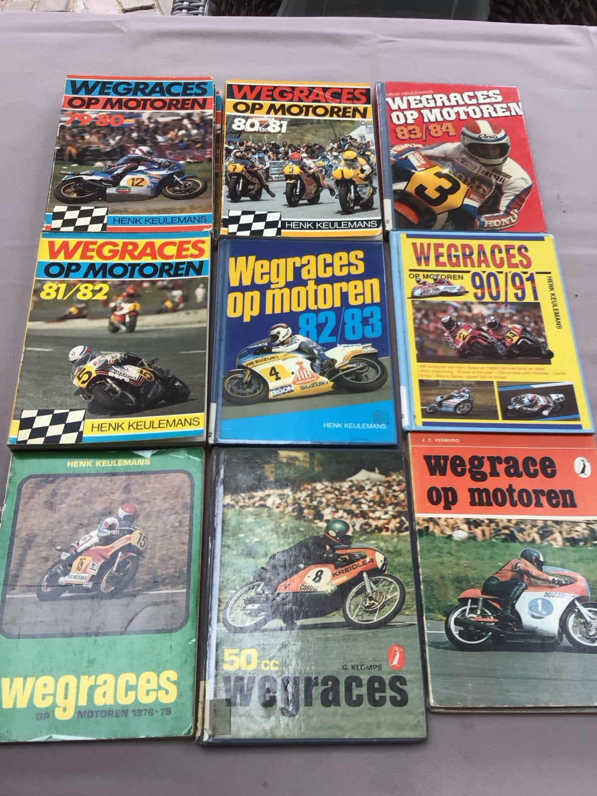 Wegraces op Motoren Boekjes - Jaren '70, '80, '90, Ophalen, Gelezen, Algemeen