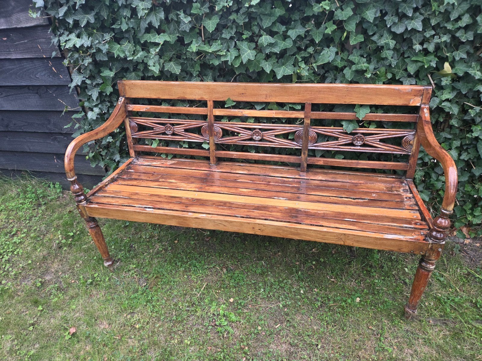 leuke tuinbank, Ophalen, Gebruikt, Hout