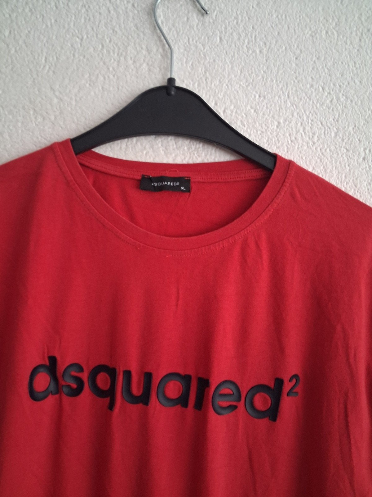 Dsquared2 T-shirt Rood Maat XL, Kleding | Heren, Ophalen of Verzenden