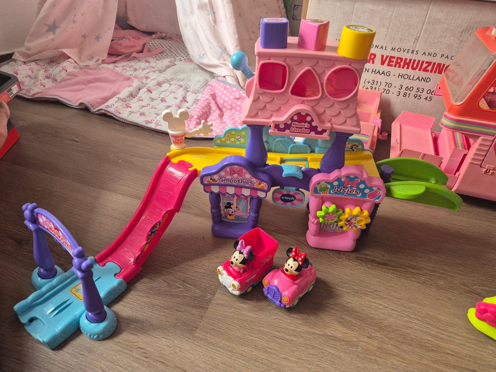 Vtech toettoet disney, Ophalen