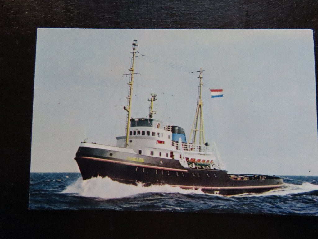 ansichtkaart sleepboot "Schelde" Smit & co, Ophalen of Verzenden, Gebruikt, Motorboot, Kaart, Foto of Prent