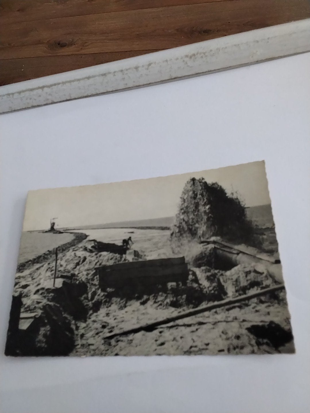 kaart  Flevoland, zandlichaam tussen keilemd, Gebruikt, Foto, Ophalen of Verzenden, Voor 1940