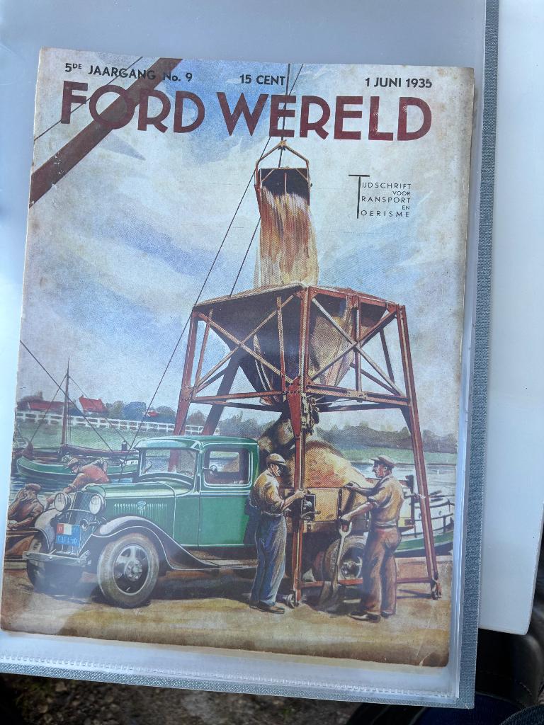 Fordwereld 1935 nr 9, Ophalen of Verzenden, Gelezen, Ford