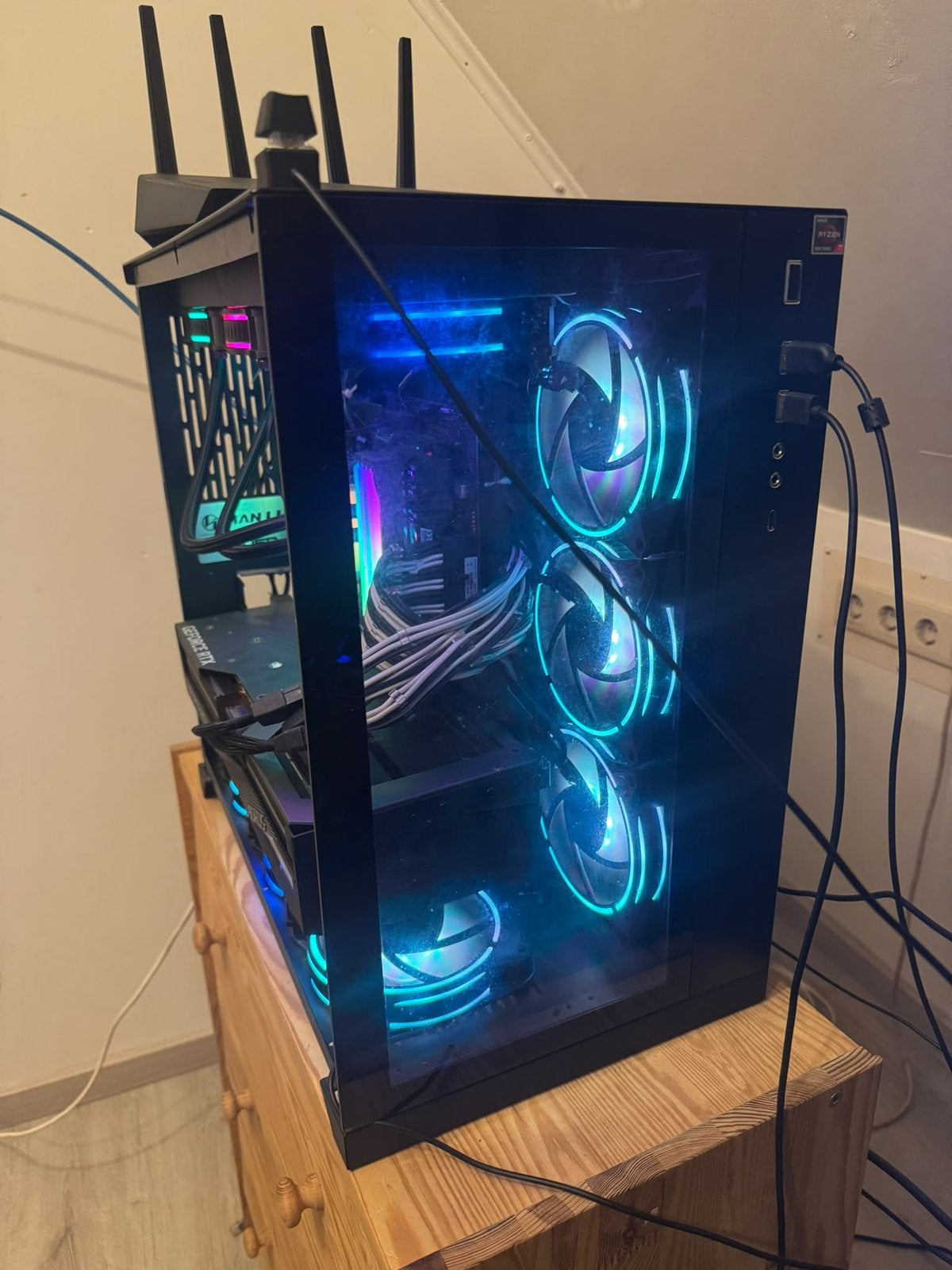 Gaming PC Ryzen 7 5800X3D – RTX 4080 SUPER – 32GB, Computers en Software, Ophalen, 32 GB, Zo goed als nieuw, Gaming