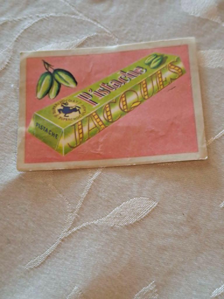 Prentje/Chromo : Pistache / Chocolade Jacques, Verzamelen, 1960 tot 1980, Gebruikt, Verzenden, Prent