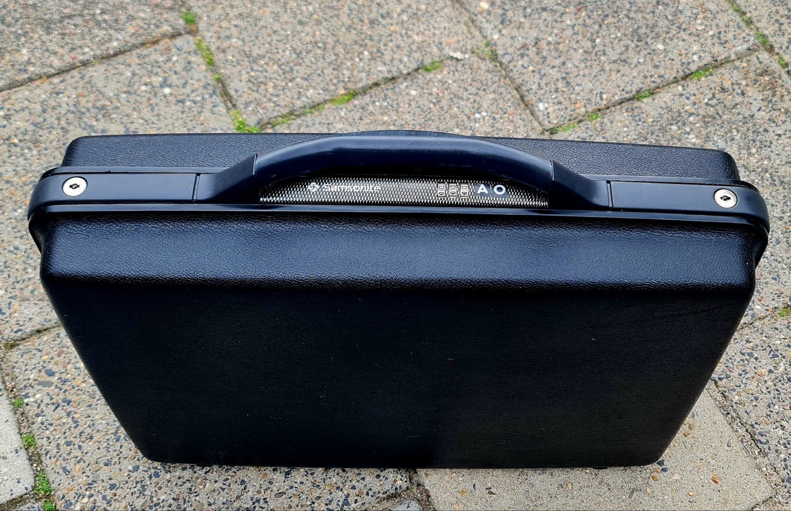 Samsonite Aktetas/Aktekoffer- Inclusief 2 sleutels, Gebruikt, Hard kunststof, Slot, Minder dan 50 cm
