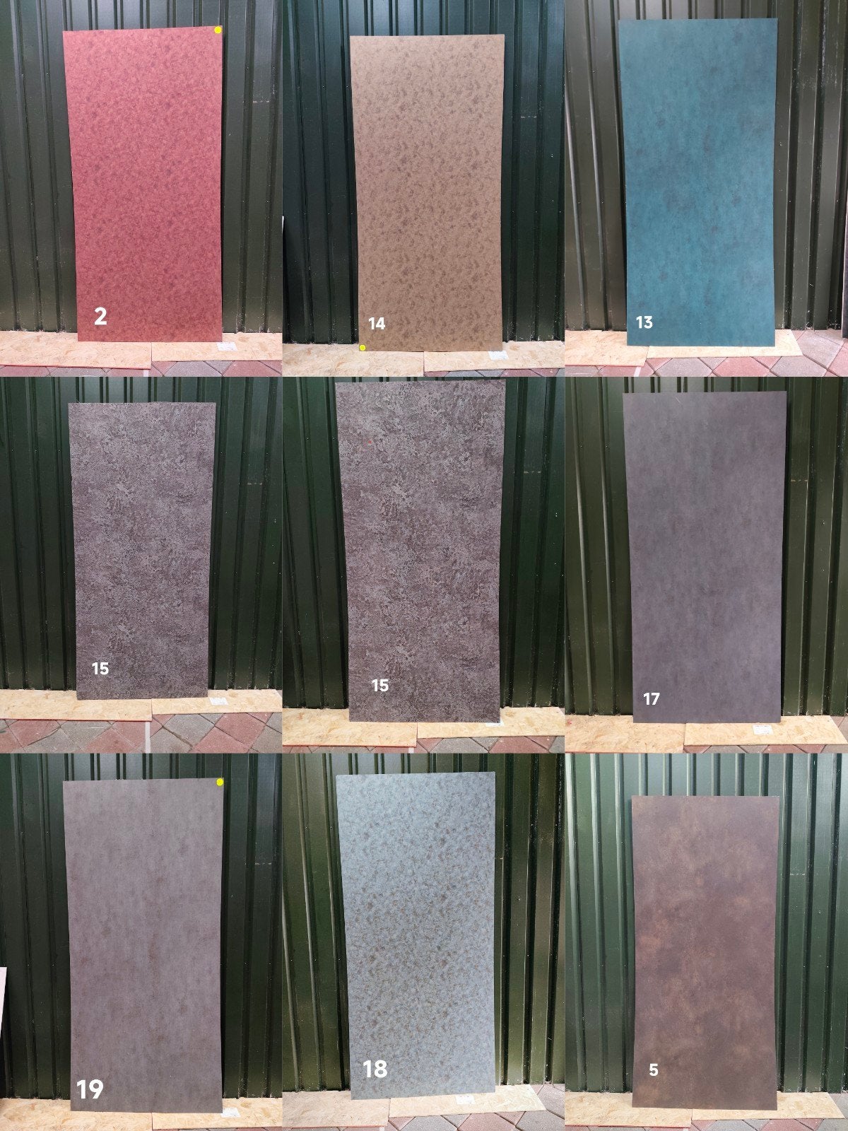 PVC wandpanelen, Ophalen