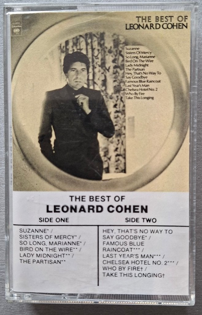 Leonard Cohen - Best of muziekcassette (CBS Canada), 1 bandje, Ophalen of Verzenden, Zo goed als nieuw, Origineel