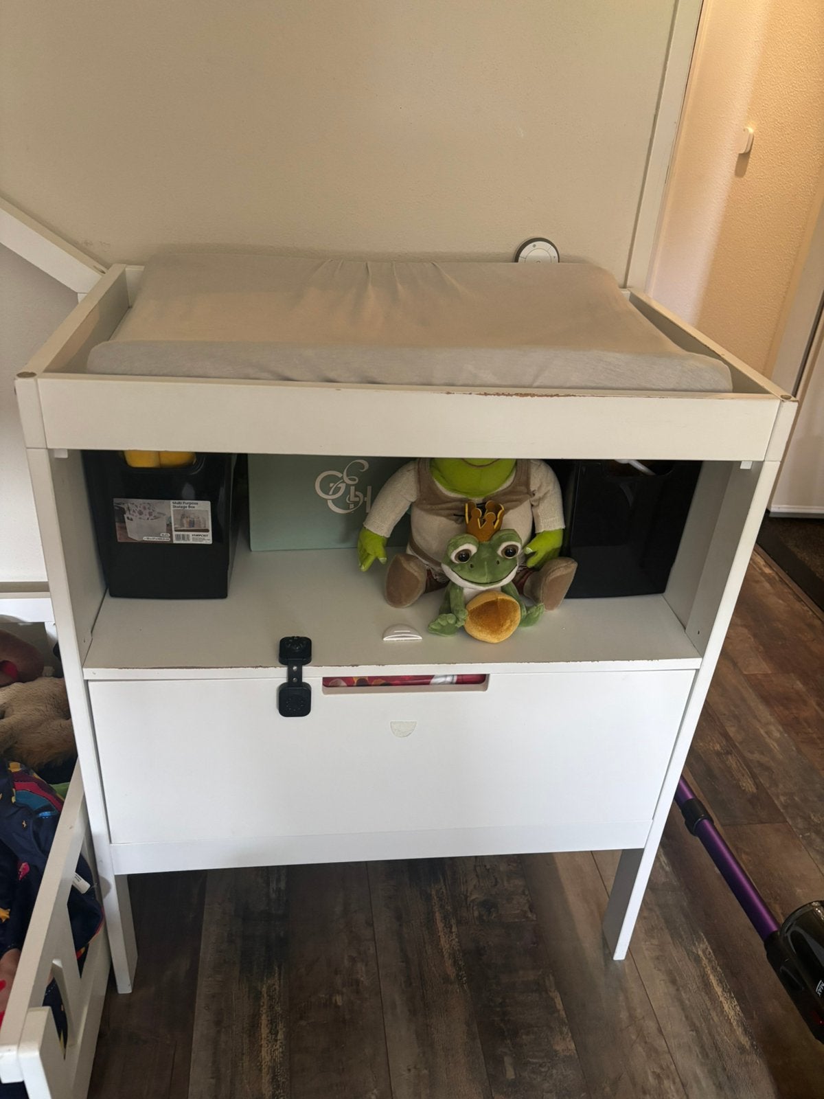 GRATIS Verschoontafel /commode + verschoningskussen en hoes, Ophalen, Gebruikt, 50 tot 70 cm, 105 cm of meer