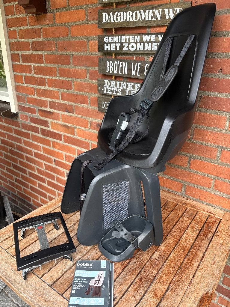 Bobike ONE Maxi Fietsstoeltje (max. 22kg), Fietsen en Brommers, Fietsaccessoires | Fietsstoeltjes, Ophalen, Achterzitje, 0 t/m 18 kg