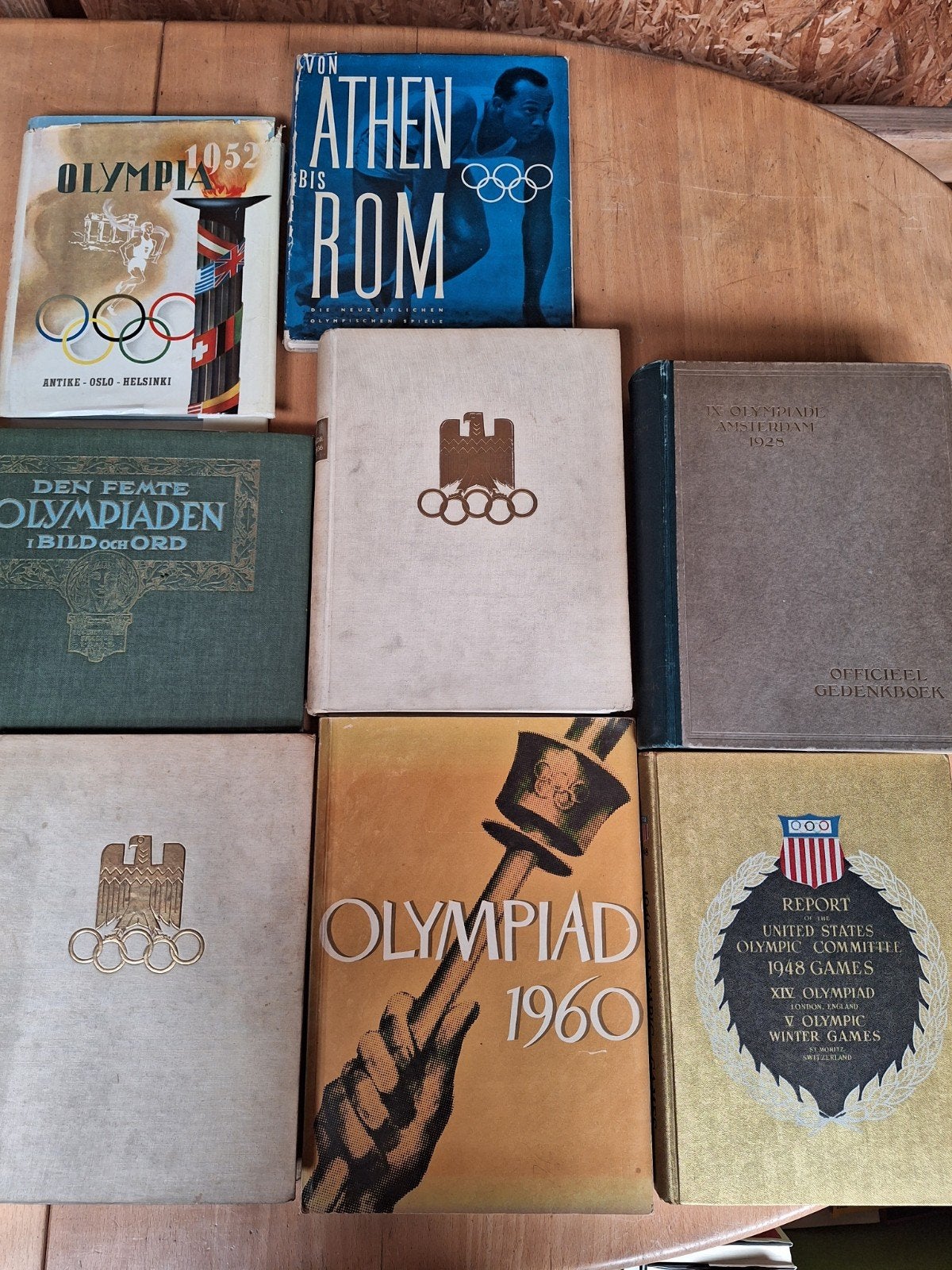 Partij oude Olympische Spelen boeken - Diverse edities, Ophalen, Zo goed als nieuw