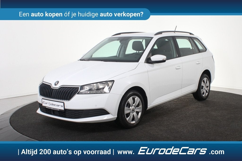 Skoda Fabia Combi TSI Ambition DSG *1ste Eigenaar*Navigatie*, Auto's, Skoda, Stof, Gebruikt, Wit, 1180 kg