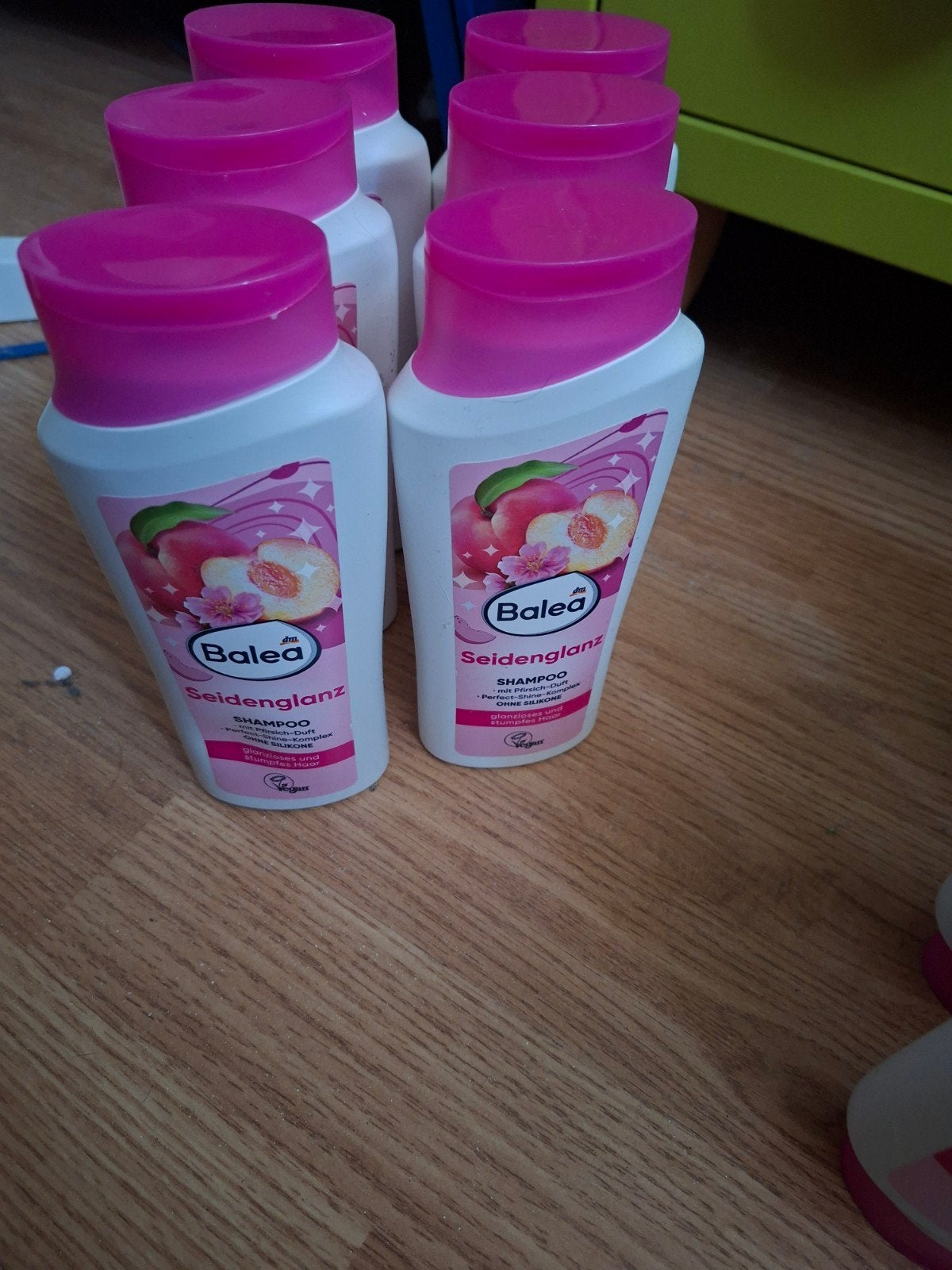 Balea Seidenglanz Shampoo en Crèmespoeling met Perzik-Duft, Ophalen of Verzenden, Nieuw, Haarverzorger of -hersteller