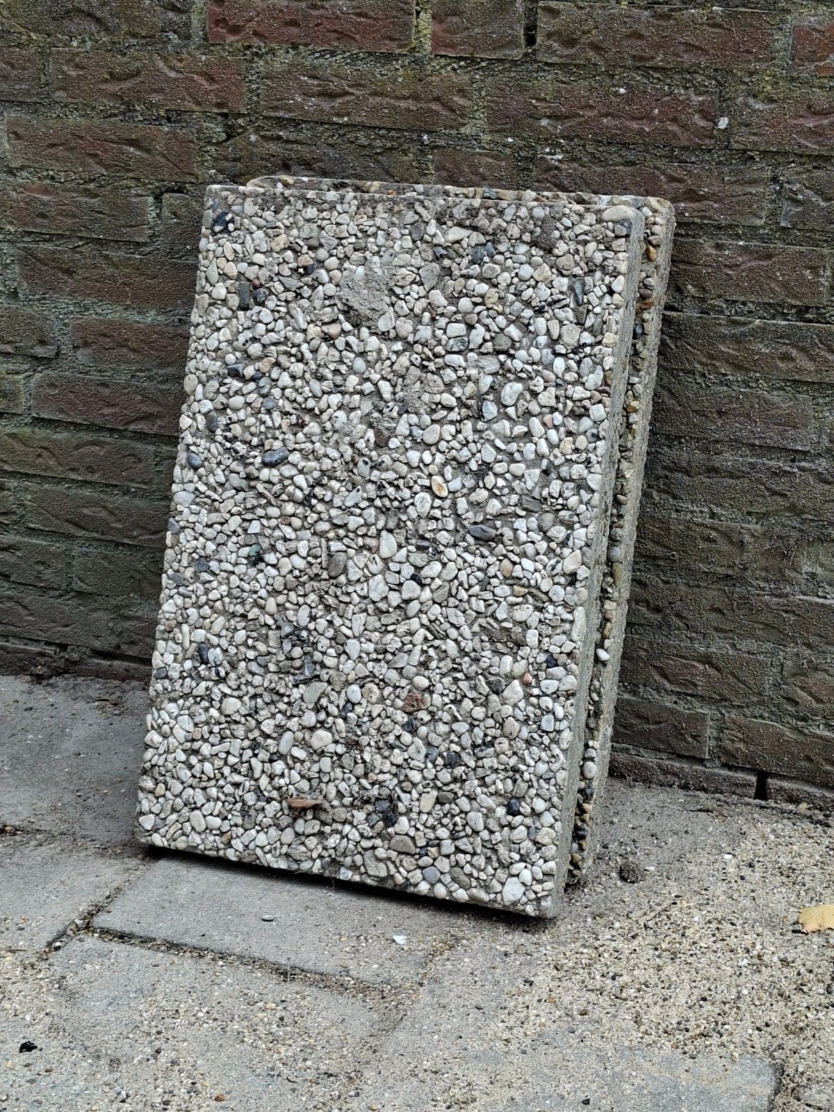 grind tegels, Ophalen, Gebruikt