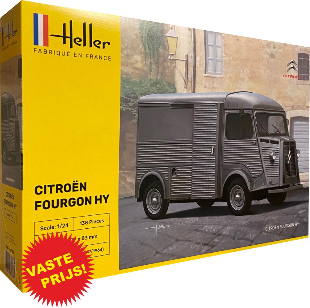 Citroën Fourgon HY (Heller 80768) 1/24, Auto, Groter dan 1:32, Nieuw, Ophalen of Verzenden