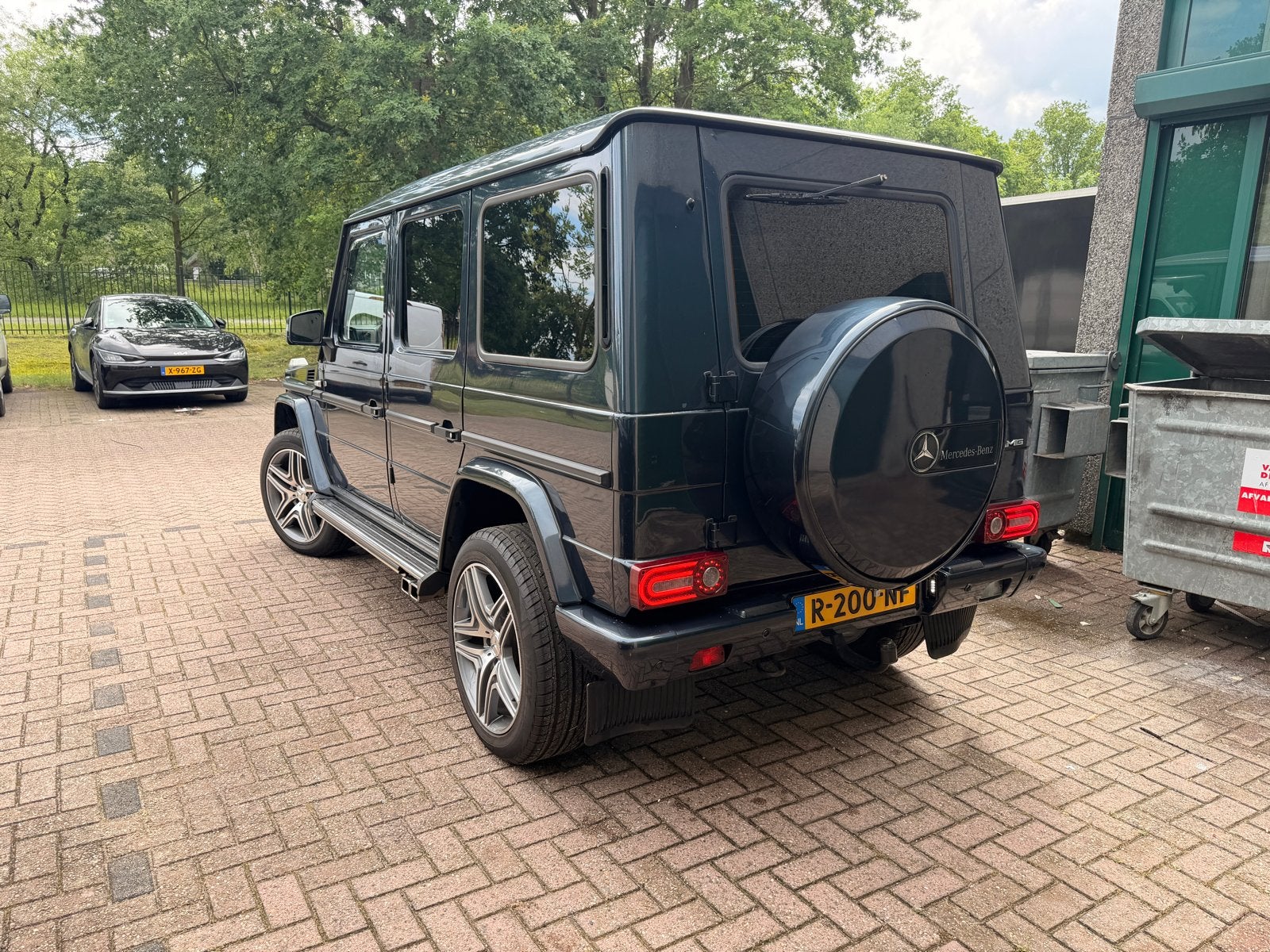 Mercedes-Benz G320 Automaat (1999) |Youngtimer |Volledig ond, Auto's, Mercedes-Benz, Automaat, G-Klasse, Blauw, Leder