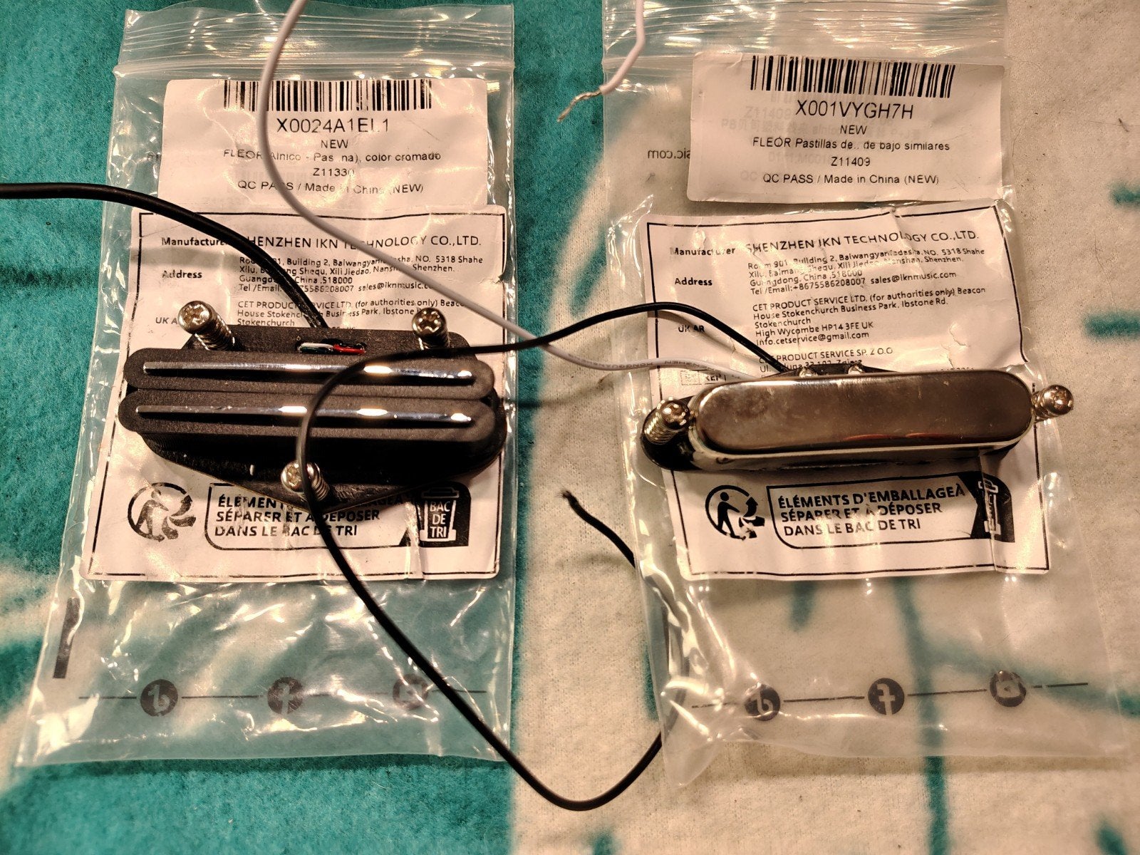 TK set Telecaster pickups Fleor, Ophalen