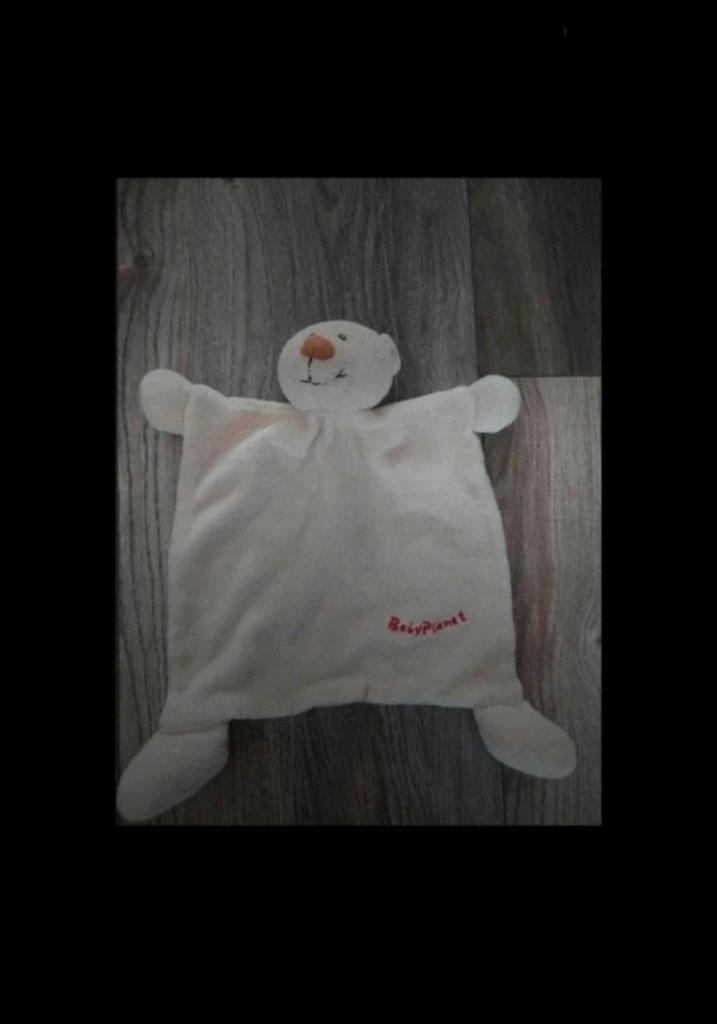BabyPlanet Knuffeldoekje Beer - Zacht en Comfortabel, Overige merken, Overige karakters, Beer, Ophalen of Verzenden