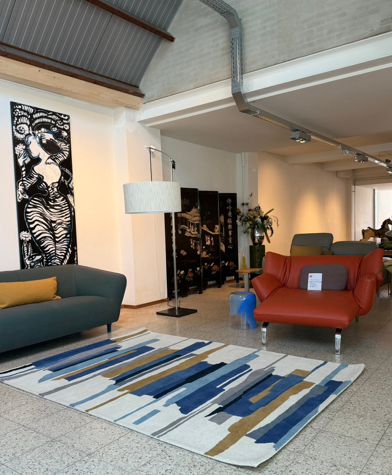Brink en Campman tapijt Zeal Indigo NIEUW, Ophalen, Blauw, Rechthoekig, Nieuw