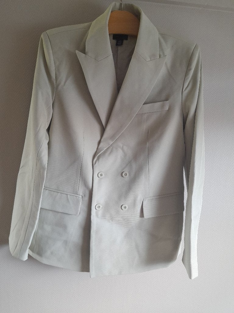 Blazer mintgroen, Kleding | Dames, Boohoo, Ophalen of Verzenden, Zo goed als nieuw, Jasje