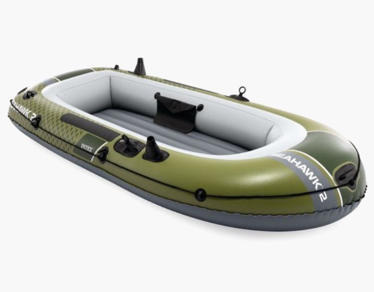 Intex Seahawk 2 opblaasboot met peddels en pomp, Ophalen, Zo goed als nieuw
