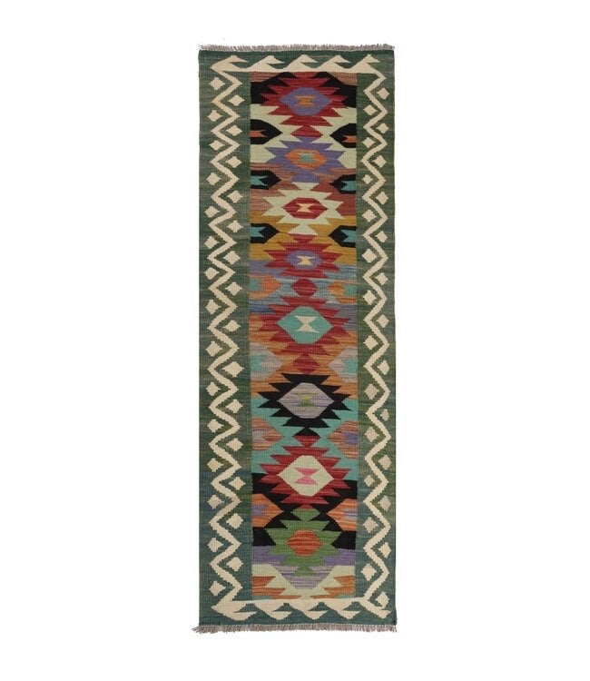 Kelim kleed loper 200x61 cm handgeweven vloerkleed tapijt, Beige, ...., Sadikaberdy@gmail.com, Wol