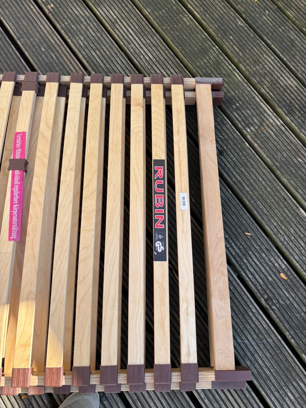 2 lattenbodems 90x200, Ophalen, Zo goed als nieuw, Eenpersoons, 90 cm