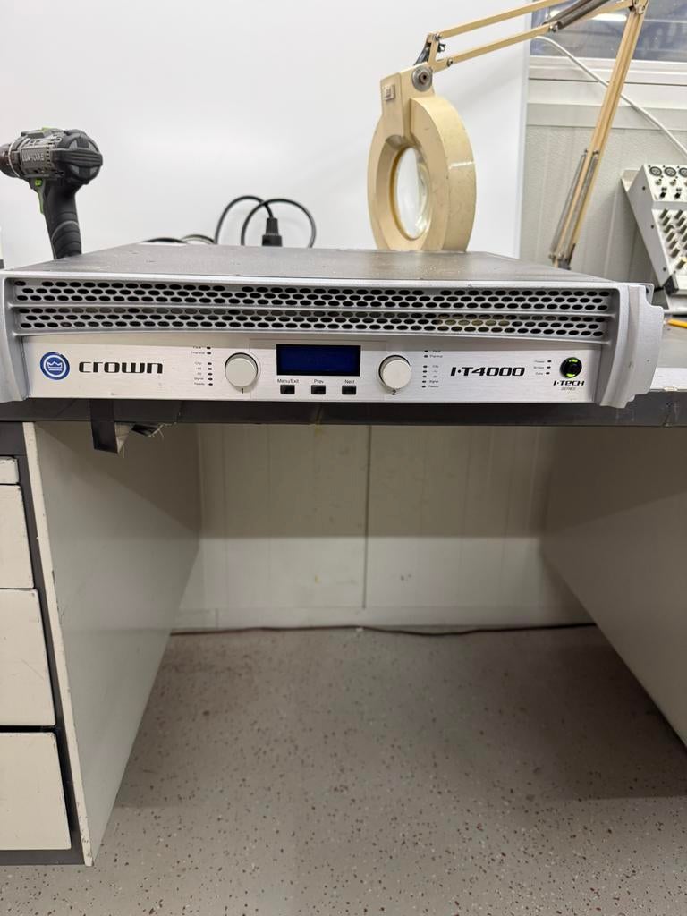 Crown Itech 4000 DSP versterker, Ophalen, Gebruikt