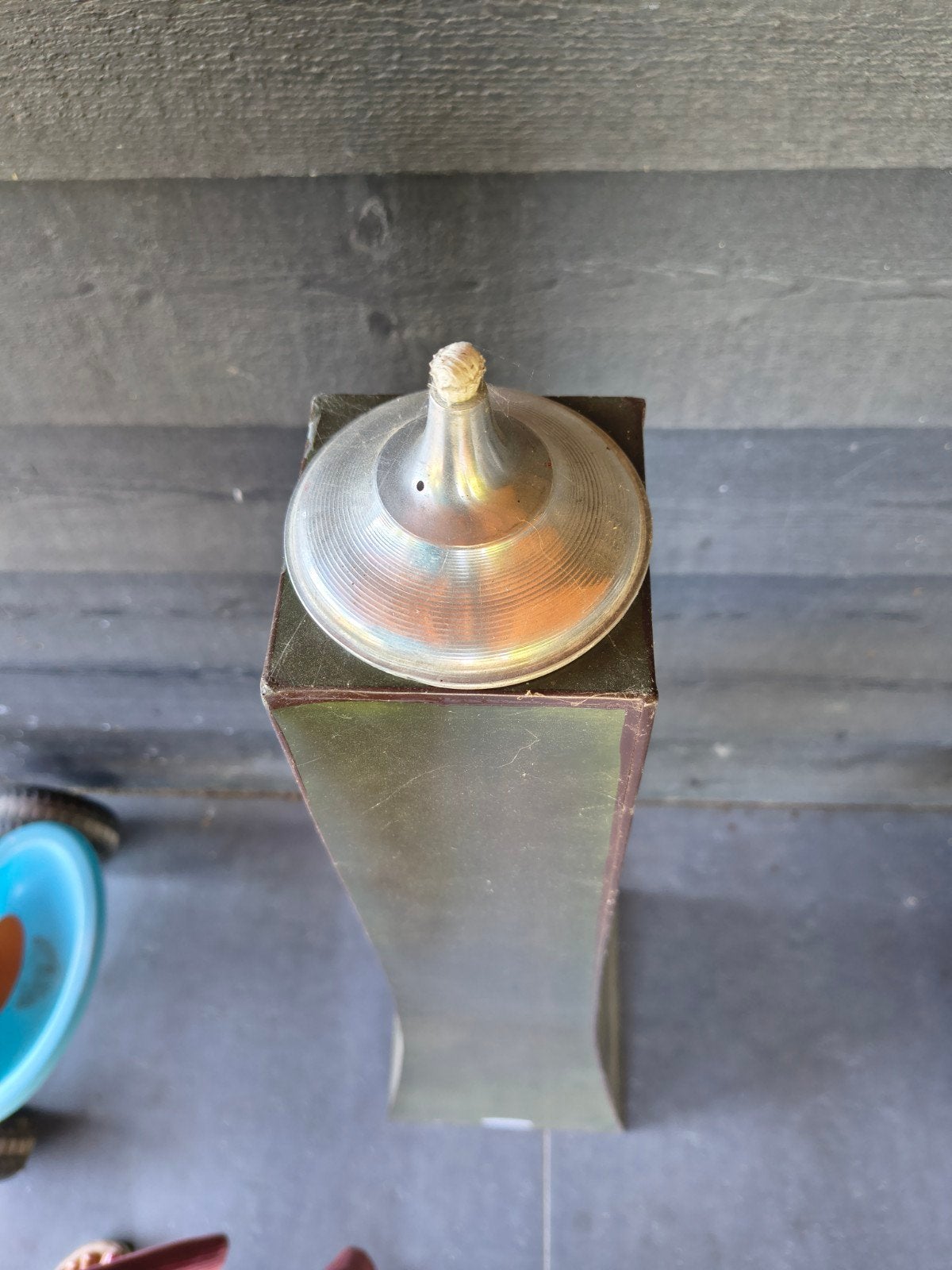 Sokkel kaars 110cm hoog, Huis en Inrichting, Ophalen of Verzenden, Gebruikt, Overige materialen, Kaars