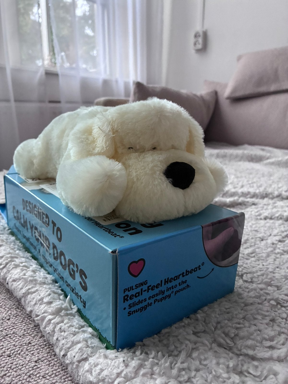 Snuggle knuffel met hartslag nieuw in doos!, Ophalen of Verzenden, Zo goed als nieuw, Honden
